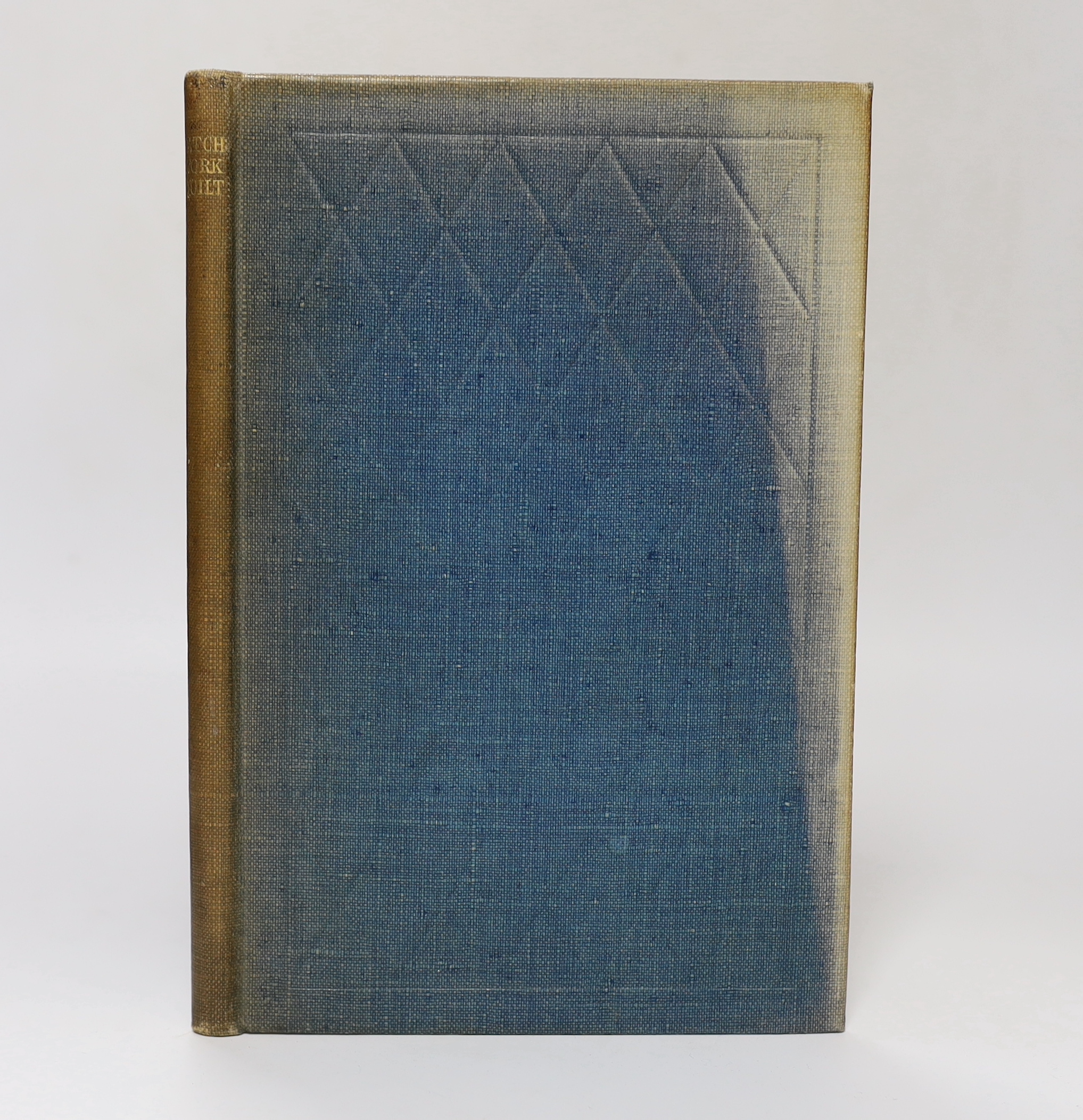 Bawden, Edward - Ausonius, Decimus Magnus - Patchwork Quilt. Poems by Decimus Magnus Ausonius, done into English by Jack Lindsay with decorations by Edward Bawden, 1st edition, one of 400, 8vo, blue diamond patterned buc